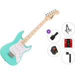 Squier Mini Stratocaster MN Standard SET Sea Foam Green Електрическа китара