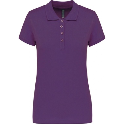Kariban Polokošile Kariban K255 krátký rukáv dámská COT-20K25535000 Purpurová