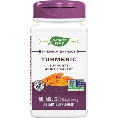 Nature's Way Turmeric 500 mg [60 Таблетки]