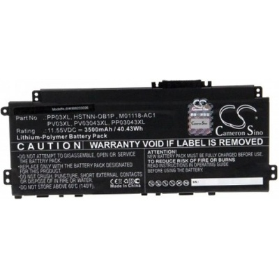 VHBW Батерия за HP Pavilion 13-BB / 14-DV / 15-EH, PP03XL, 3500 mAh (888203036)