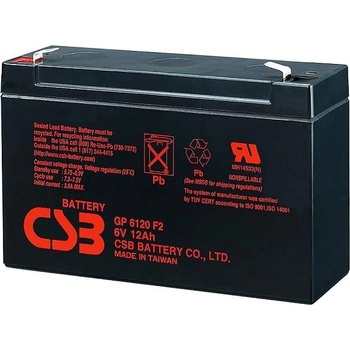 Eaton Батерия CSB - Battery 6V 12Ah (GP6120F2)