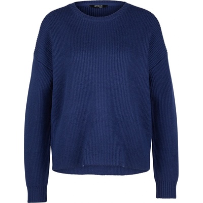 Stoic Дамски вълнен пуловер Stoic Women's Heavy MerinoKnit MMXX. Rutvik Sweater Merino jumper - Navy Blue (105-5553-0612)
