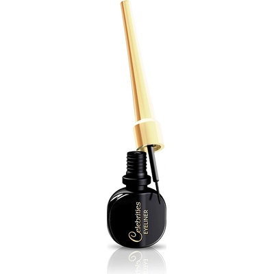 Eveline Celebrities Eyeliner tekuté očné linky Brown 3 ml
