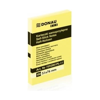 Bloček Donau ECO žltý 51x76mm