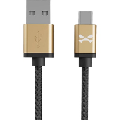 Ghostek - NRGline Micro USB 1, 8m , Black/Gold (GHOCBL030)