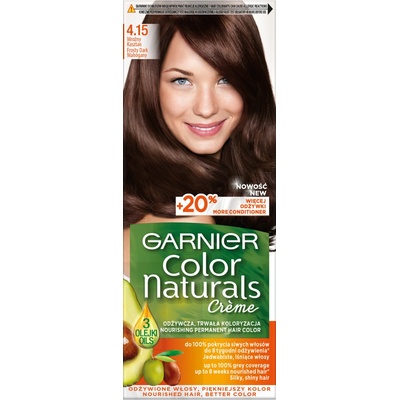 Garnier Color Naturals 4,15 tmavá ledová mahagonová