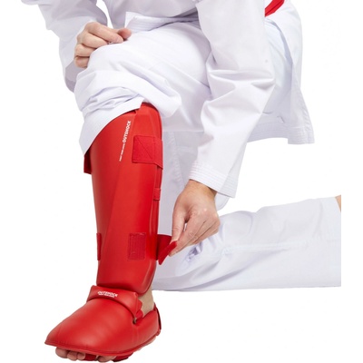 OUTSHOCK Chránič píšťaly a chodidla 900 na karate červený