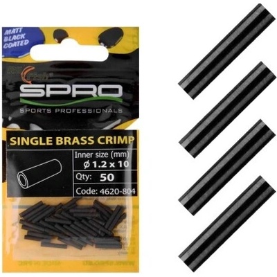 SPRO Krimpovací trubičky MB Single Brass Crimp 10mm 2,0mm 50ks