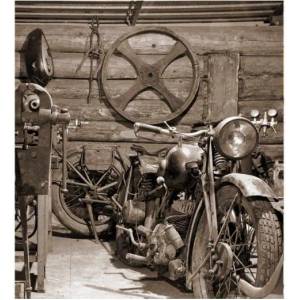 DIMEX ART Флизелинов фототапет древен гараж 225 x 250 см
