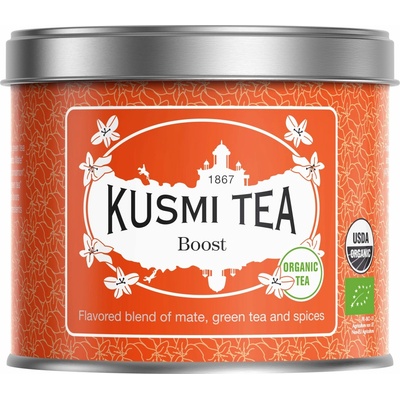 Kusmi Tea Boost sypaný čaj v kovové dóze 100 g