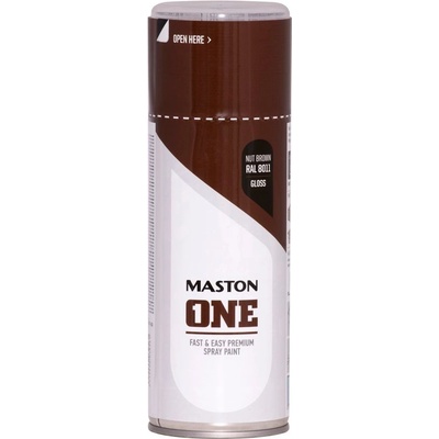 MASTON One - akrylová - RAL 8011 - hnedá oriešková - 400 ml