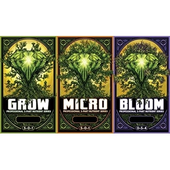 Grow-Bloom-Micro Professional 9.46L - 3-компонентен минерален тор за растеж и цъфтеж