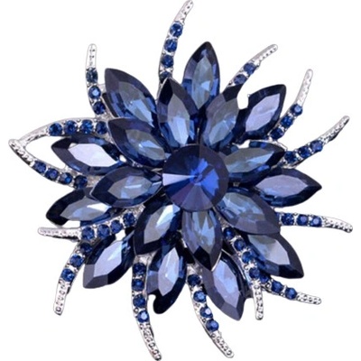 Amparo Miranda Brošňa Miranda Blue Flower K4438