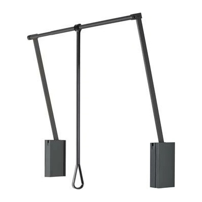 Servetto šatní sklopná tyč 3T 560 950 mm plast/ocel antracit