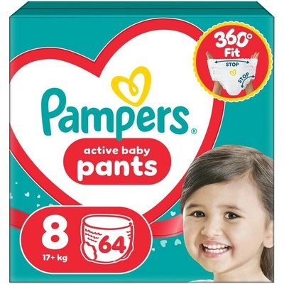 Pampers Active Baby 8 64 ks