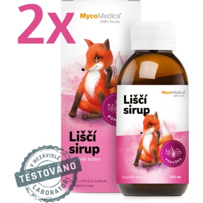 MycoMedica Liščí sirup 2 x 200 ml