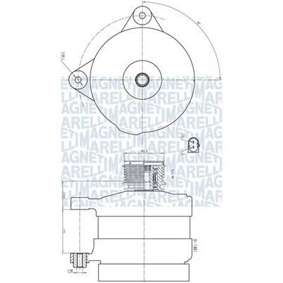 Alternátor MAGNETI MARELLI 063732188010