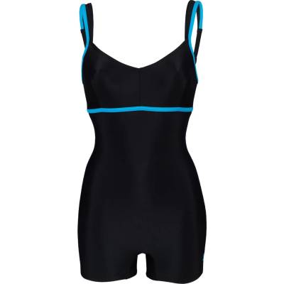 arena Дамски бански костюм Arena Women's Venus Combi Swimsuit - Black / Turquoise - размер 42 (EU) (150-2739-0115)