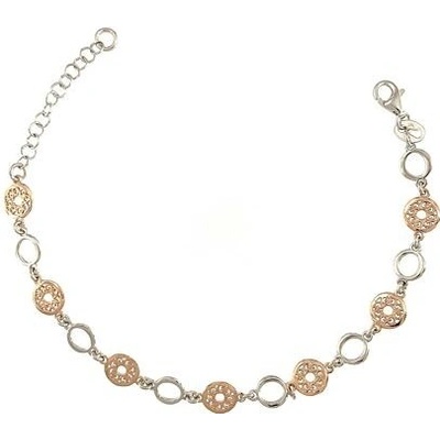 Infinitysilver stříbrný náramek kroužky B172776