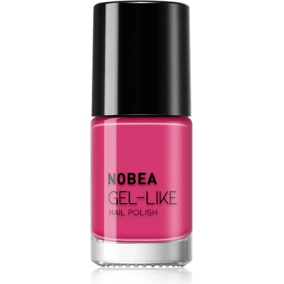 NOBEA Day-to-Day Gel-like Nail Polish лак за нокти с гел ефект цвят #N71 Pink blossom 6ml