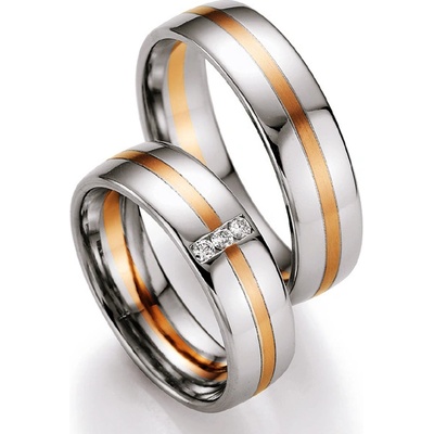 Snubní prsteny s diamanty SP707