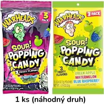 Impact Confections Warheads Sour Popping Candy 21 g