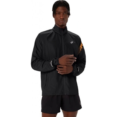 Asics Icon Jacket M 2011C733008 performance black/stadium orange
