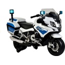 Lean elektrická motorka BMW policajná 1x12V motor biela