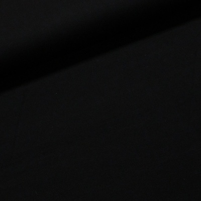 Směsový úplet 3800 001, jednobarevný černý, š.150cm (látka v metráži)