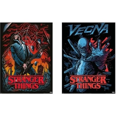 Pyramid International Sada plagátov Stranger Things - Eddie & Vecna (2 ks)