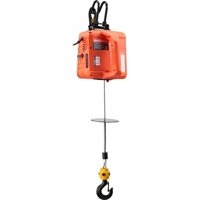 VEVOR Elektrický naviják 1500W Nosnost 500KG 5M/Min Přenosný s dálkovým ovládáním
