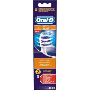 Oral-B ОРАЛ Б НАКРАЙНИК ЗА ЕЛЕКТРИЧЕСКА ЧЕТКА trizone 2 БРОЯ / oral b refill trizone 2 pack