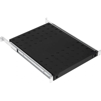 GUNKO Телескопична тава за комуникационен шкаф с 800 мм. дълбочина, черна (pa bl rk hr 80)