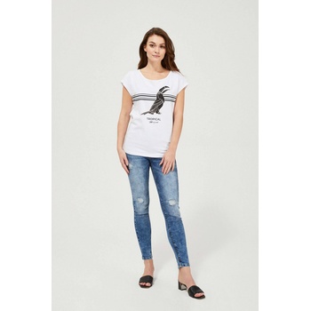 Moodo Сини тесни дънки със среден талия и разкъсвания Moodo Moodo | Sin | ЖЕНИ | XS