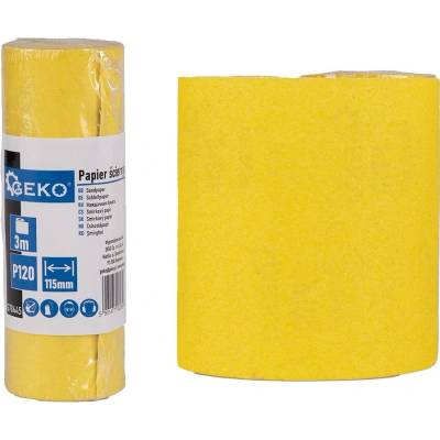 Geko Brusný papír – role 115 mm x 3 m P120 (Geko)