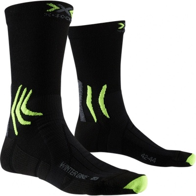 X-Socks X-Bionic BIKE 4.0 zimné ponožky čierna/žltá