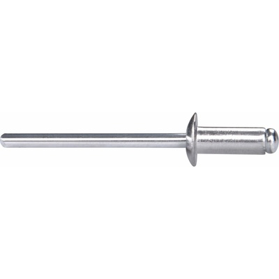 EXTOL PREMIUM nity trhacie hliníkové sada 1000ks, O 4,0x9,6mm plochá hlava 8813853