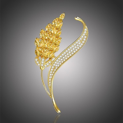 Éternelle exkluzivní brož Swarovski Elements Nacira B1078/AL zlatá