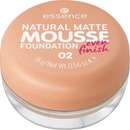 essence NATURAL MATTE MOUSSE pěnový make-up 02 16 g