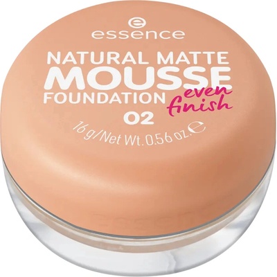 essence NATURAL MATTE MOUSSE pěnový make-up 02 16 g