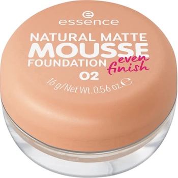 essence NATURAL MATTE MOUSSE pěnový make-up 02 16 g