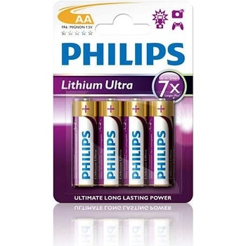 Philips Ultra Lithium AA 4ks FR6LB4A/10