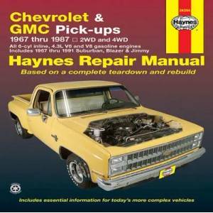 Chevrolet & GMC Pick Ups (67 - 87) | J H Haynes (ISBN: 9781850107644)