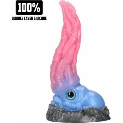 Shots Toys Kraken's Lick dildo modro-růžová