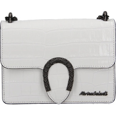 Marina Galanti dámská kožená crossbody kabelka Elsse bílá