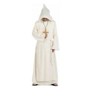 Limit Costumes Маскировъчен костюм за възрастни Limit Costumes Бял Монах Размер XL