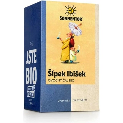 Sonnentor šípek ibišek bio 54 g balení 6 ks