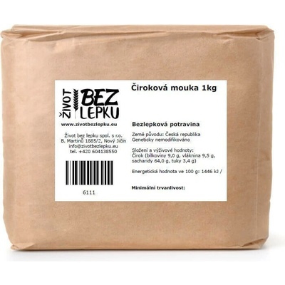 Život bez lepku Čiroková mouka hladká 1 kg