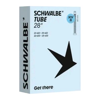 Schwalbe 700x23-30C duše, Clik ventil 60 mm