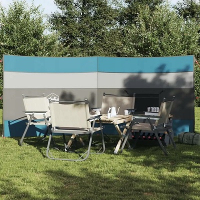 vidaXL paraván 4009658 modrý 340 cm x 1 m x 1 cm